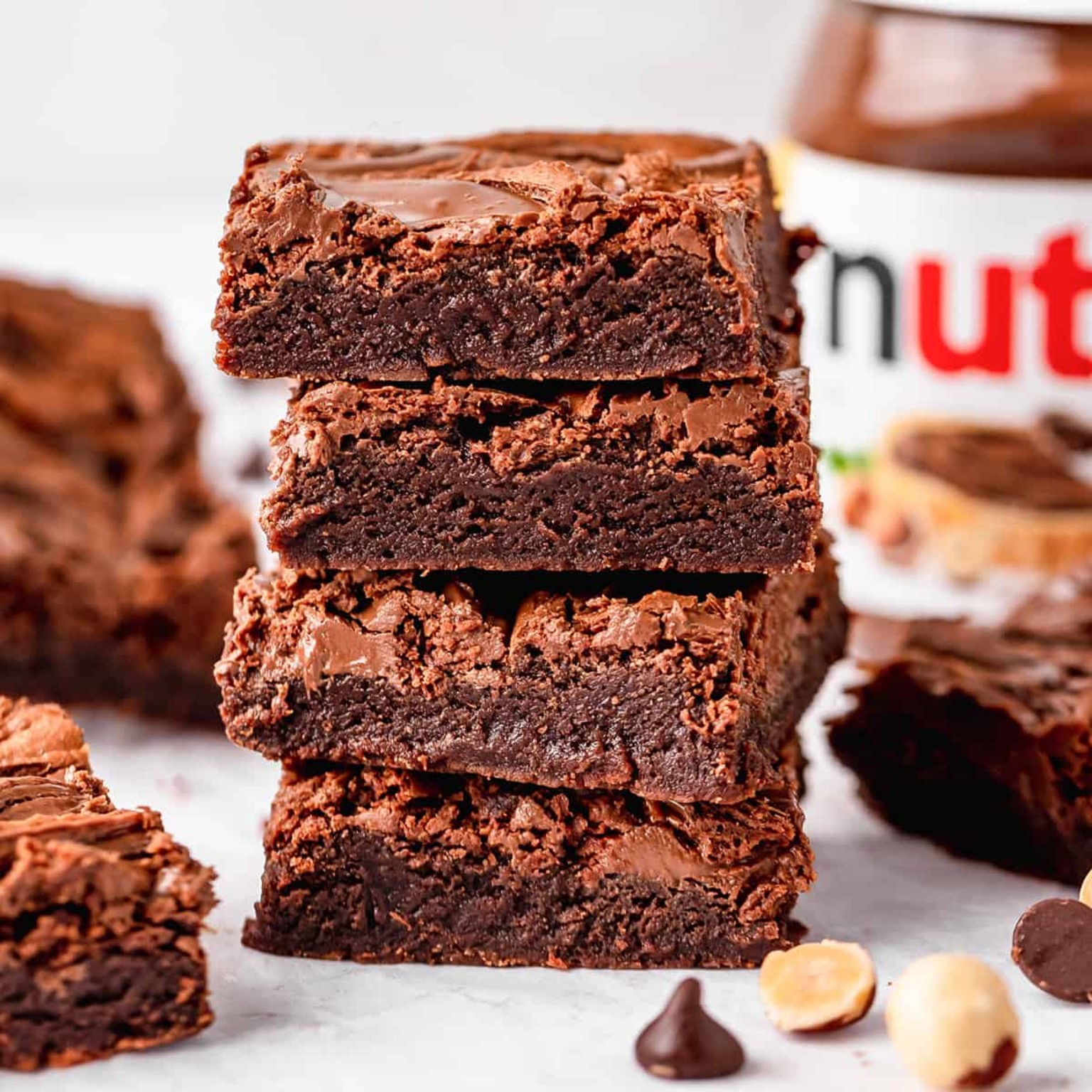 Chocolate hazelnut brownies