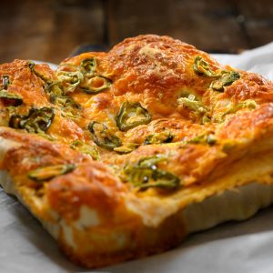 Jalapeño Cheddar Focaccia Bread