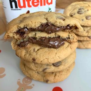 Nutella Stuffed Cookie